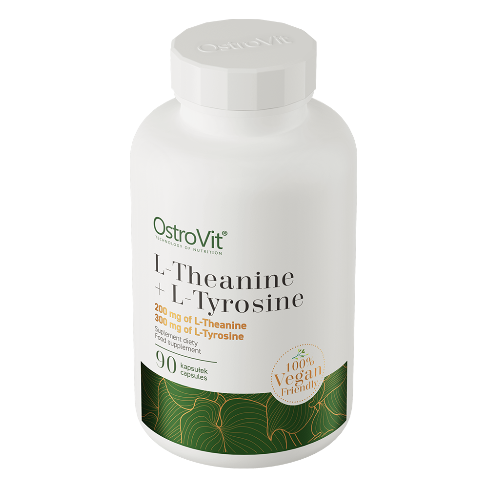 OstroVit L-Teanin + L-Tirozin VEGE – Za Fokus Bez Stresa i Mentalnu Energiju