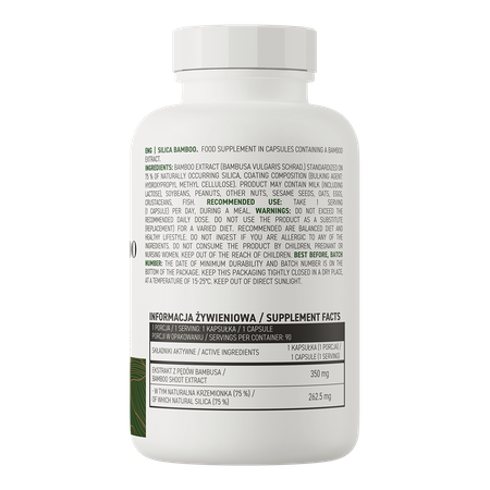 OstroVit Silica Bamboo VEGE 90 kapsula – Podrška kosi, koži i noktima