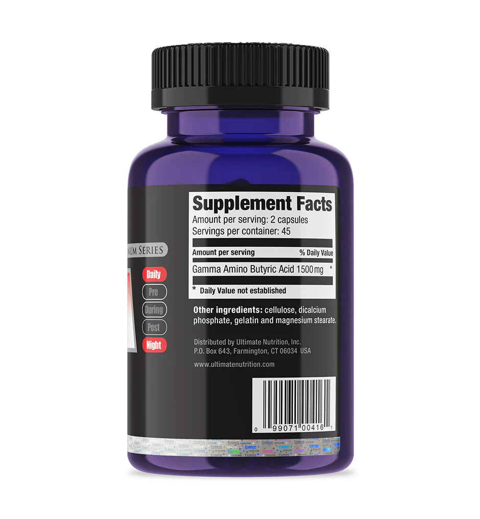 Ultimate Nutrition GABA – Smanjivanje Anksioznosti i Poboljšanje Spavanja