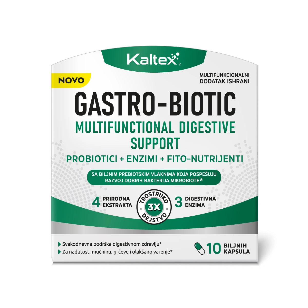 Kaltex GASTRO-BIOTIC: Probiotici, Enzimi i Biljke – Sveobuhvatna Podrška Varenju