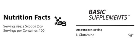Basic Supplements Gluta PRO – Glutamin za Oporavak i Imunitet