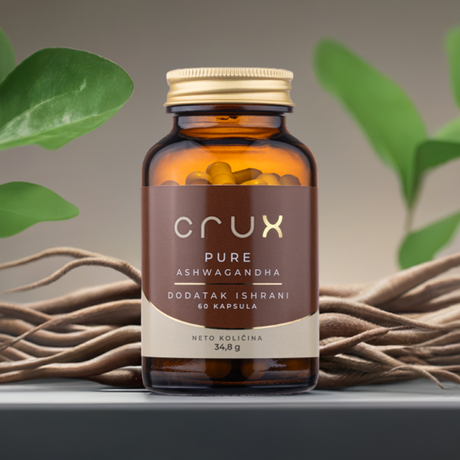 Crux Ashwagandha, 60 Kapsula – Prirodna Ravnoteža Uma i Tela