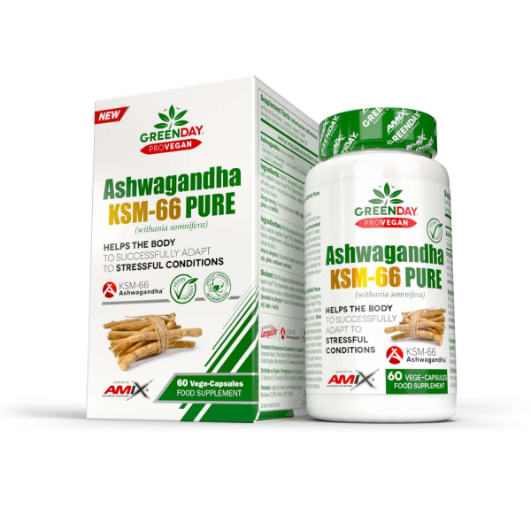 Amix GreenDay ProVegan Ashwagandha KSM-66 – Prirodna Podrška Za Stres
