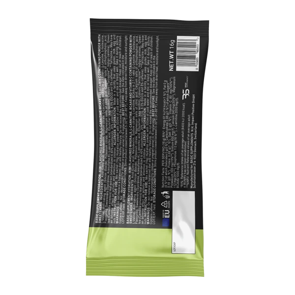 Basic Supplements HYDRATION – Elektroliti za Energiju i Oporavak, 16g, Kivi