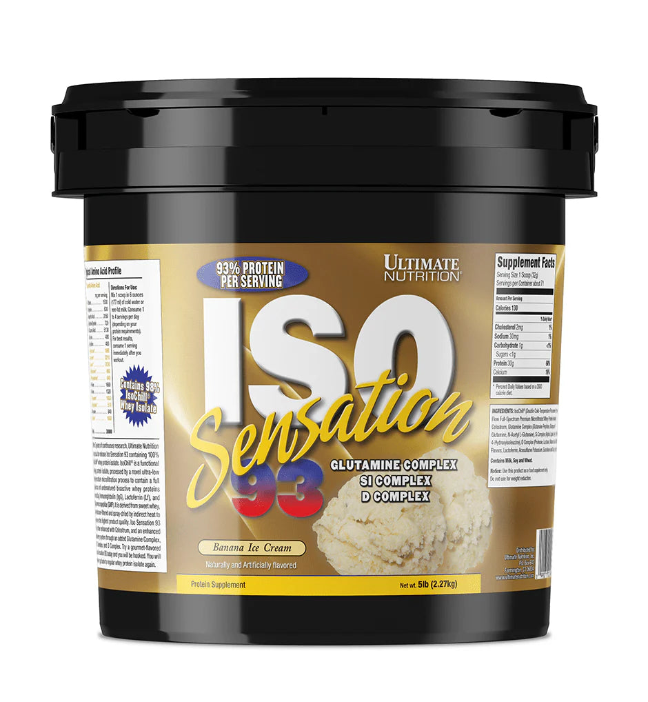 Ultimate Nutrition ISO Sensation 93 - Najčistiji Protein Za Maksimalne Rezultate