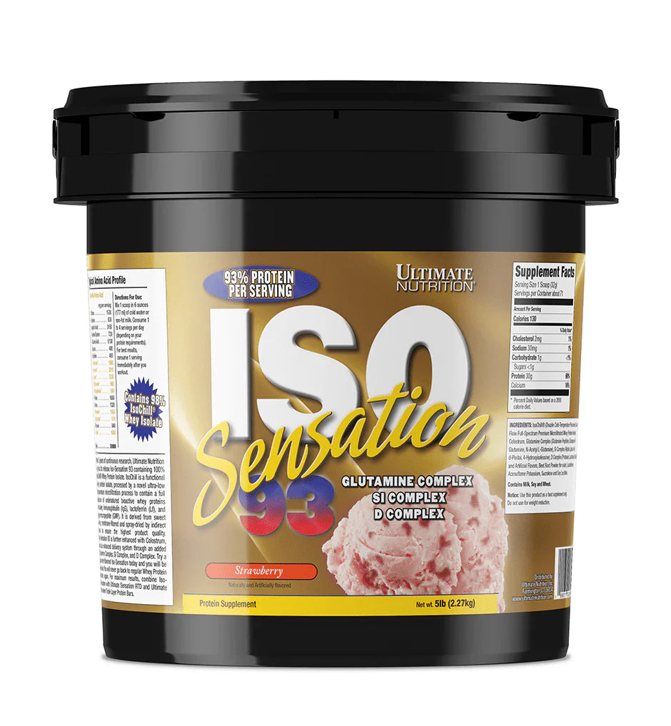 Ultimate Nutrition ISO Sensation 93 - Najčistiji Protein Za Maksimalne Rezultate