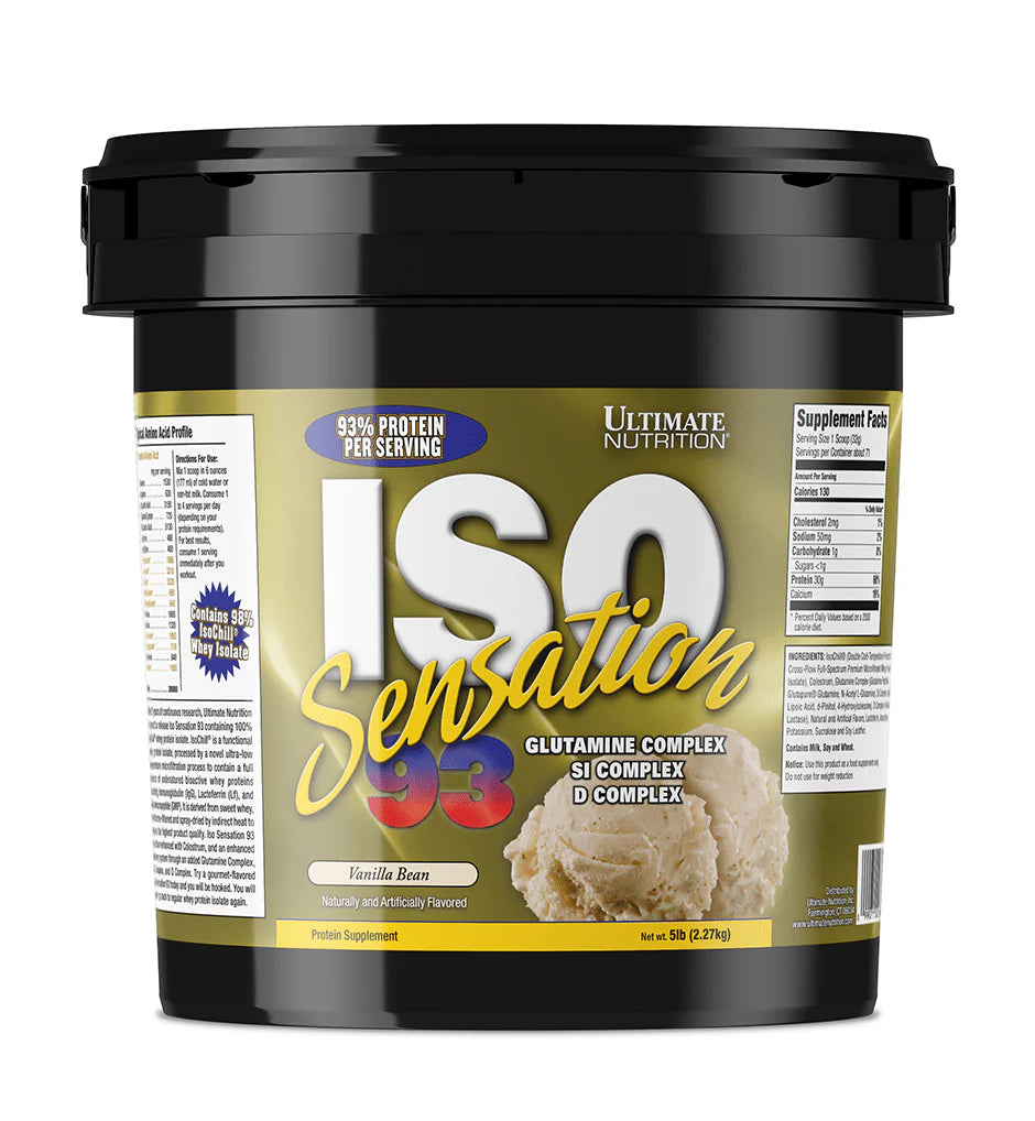 Ultimate Nutrition ISO Sensation 93 - Najčistiji Protein Za Maksimalne Rezultate