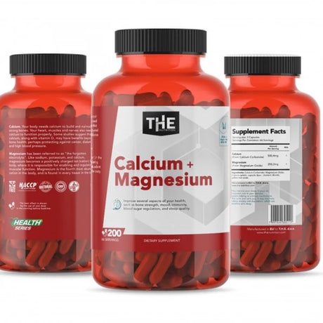 The Nutrition THE Calcium + Magnesium – 200 kapsula | Za kosti, Mišiće i Srce