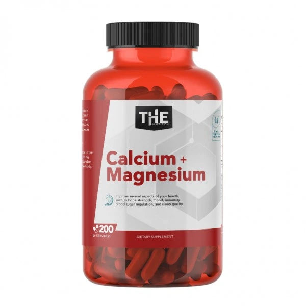 The Nutrition THE Calcium + Magnesium – 200 kapsula | Za kosti, Mišiće i Srce