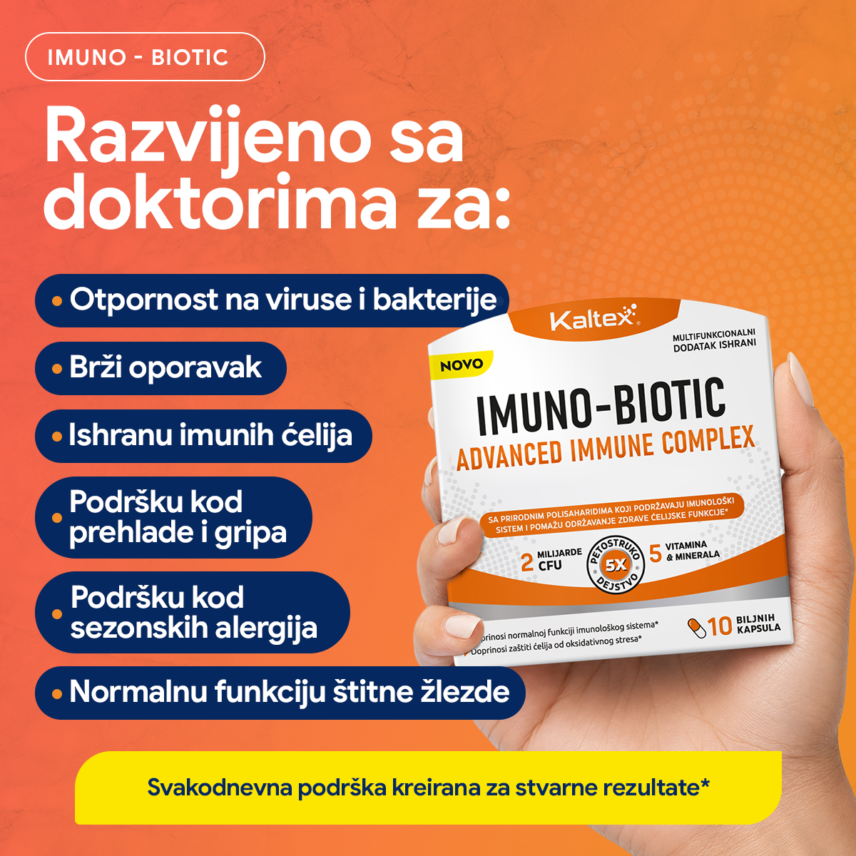Kaltex Imuno-Biotic – Probiotik za imunitet i zdravlje crevne mikrobiote