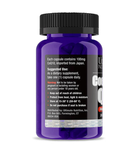 Ultimate Nutrition Koenzim Q10 – Energija i Podrška Za Srce