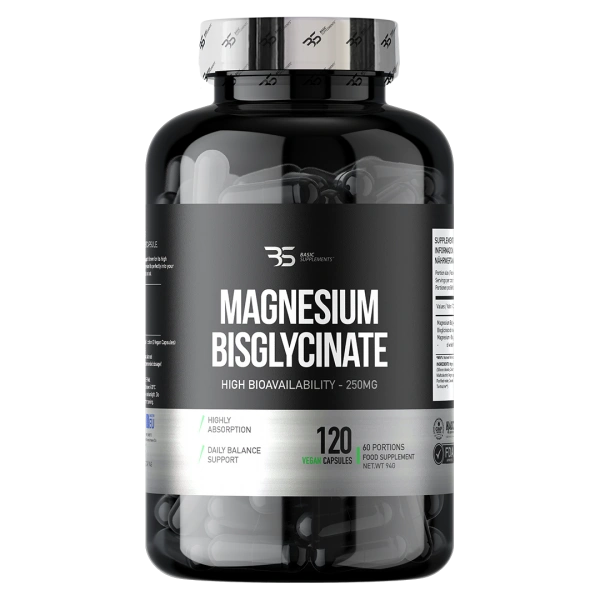 Basic Supplements Magnezijum Bisglicinat – Podrška Nervnom i Mišićnom Sistemu