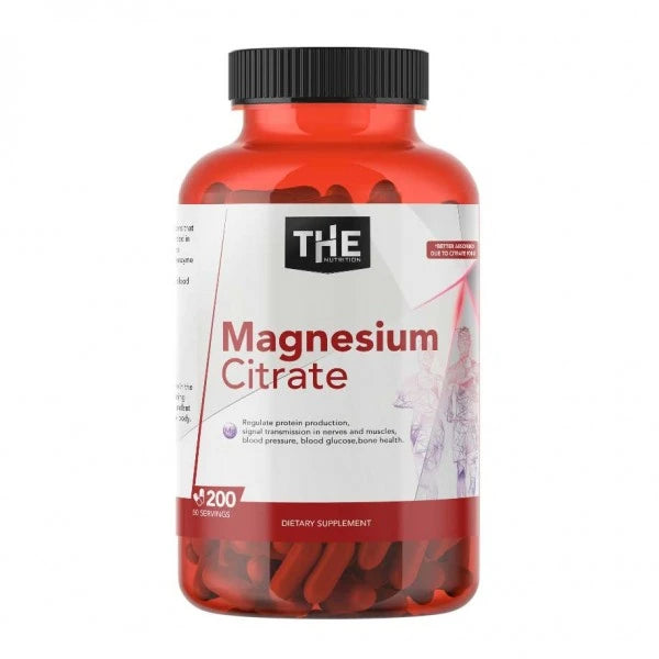 The Nutrition Magnezijum Citrat 200 kapsula – Za Mišiće i Nerve
