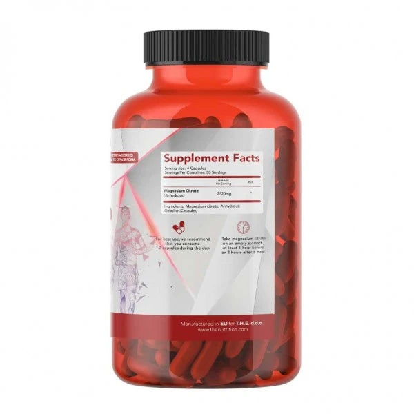 The Nutrition Magnezijum Citrat 200 kapsula – Za Mišiće i Nerve