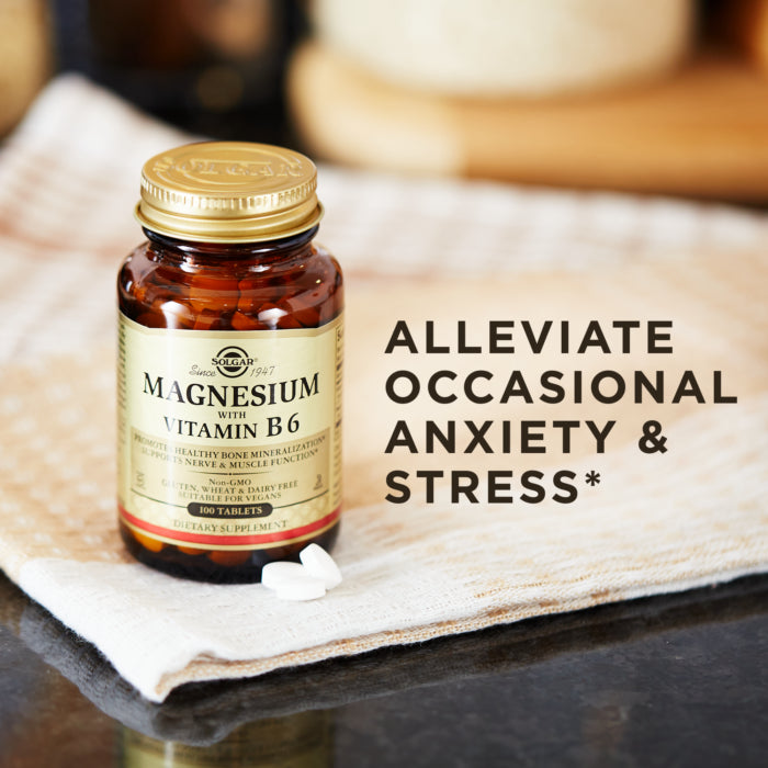 Solgar Magnezijum sa vitaminom B6 – Energija i Podrška za Mišiće - Dobrobit