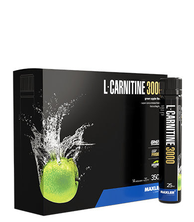 Maxler L-Carnitine 3000 Shots, 14 Shots x 25ml – Efikasno Sagorevanje Masti