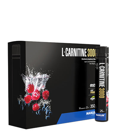Maxler L-Carnitine 3000 Shots, 14 Shots x 25ml – Efikasno Sagorevanje Masti