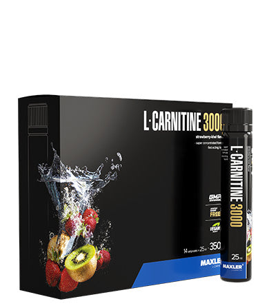 Maxler L-Carnitine 3000 Shots, 14 Shots x 25ml – Efikasno Sagorevanje Masti