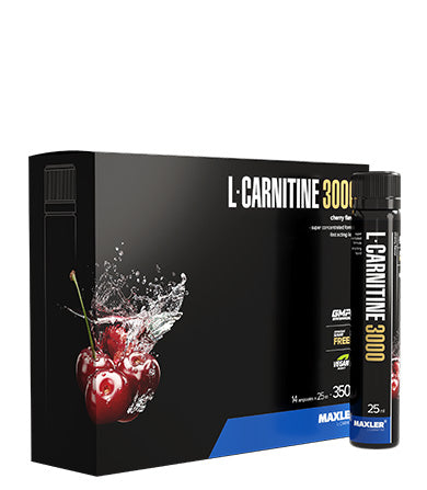 Maxler L-Carnitine 3000 Shots, 14 Shots x 25ml – Efikasno Sagorevanje Masti