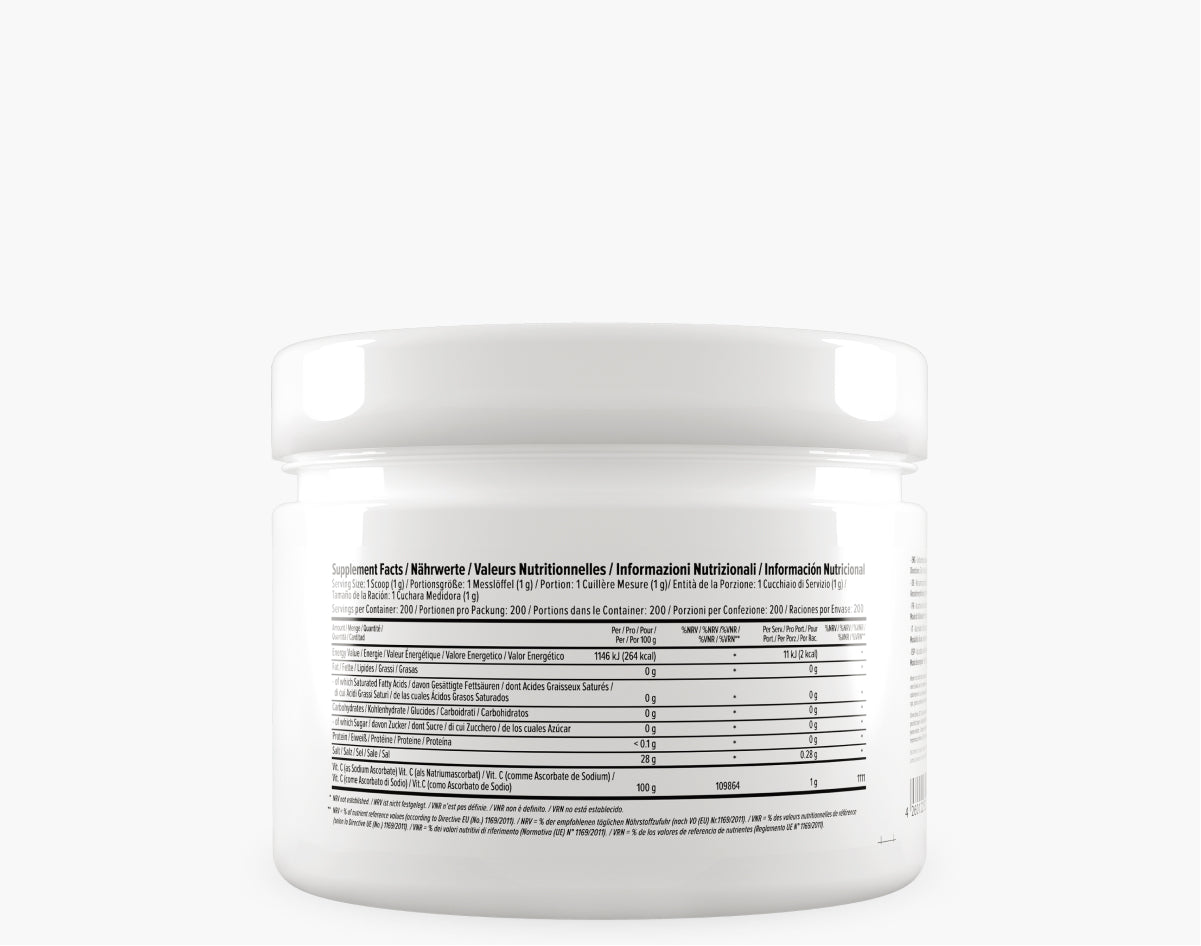 Maxler Vitamin C Sodium Ascorbate, 200g - Jača Imunitet i Usporava Starenje