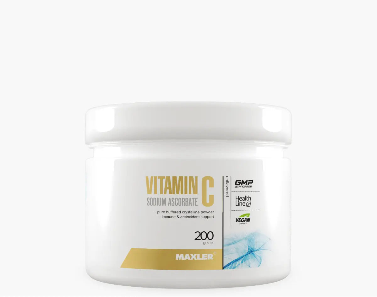 Maxler Vitamin C Sodium Ascorbate, 200g - Jača Imunitet i Usporava Starenje