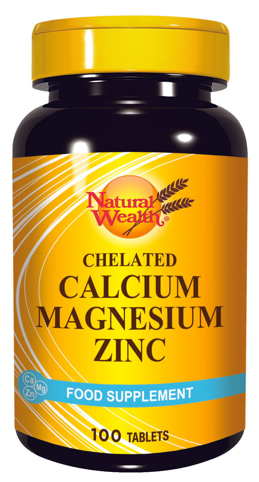 Natural Wealth Kalcijum-Magnezijum-Cink, 100 Tableta - Podrška Kostima i Imunitetu