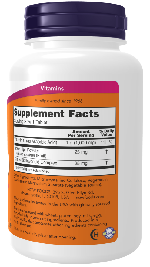 NOW Foods C-1000 – Visoka Doza Vitamina C za Imunitet i Antioksidaciju - Dobrobit