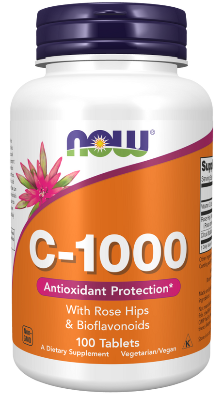 NOW Foods C-1000 – Visoka Doza Vitamina C za Imunitet i Antioksidaciju - Dobrobit