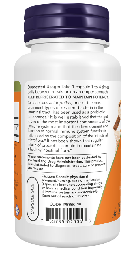 NOW Foods Acidophilus Two Billion, 100 Kapsula – Zdrava Crevna Flora - Dobrobit
