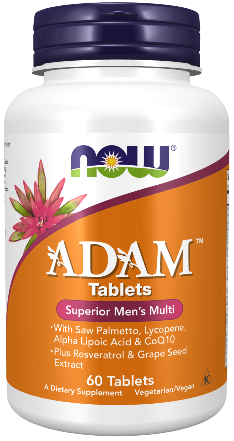 NOW Foods ADAM Multivitamini Za Muškarce – Za Zdravlje, Energiju i Vitalnost