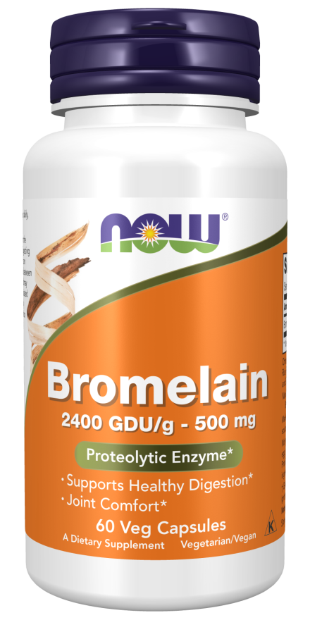 NOW Foods Bromelain 500 mg – Enzim Za Podršku Varenju i Zglobovima