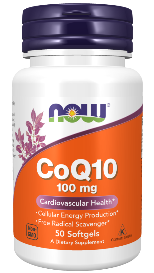 NOW Foods CoQ10 100 mg - Podrška Za Energiju i Zdravlje Srca