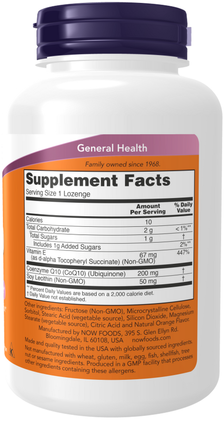 NOW Foods CoQ10 200 mg - Podrška Za Energiju i Zdravlje Srca