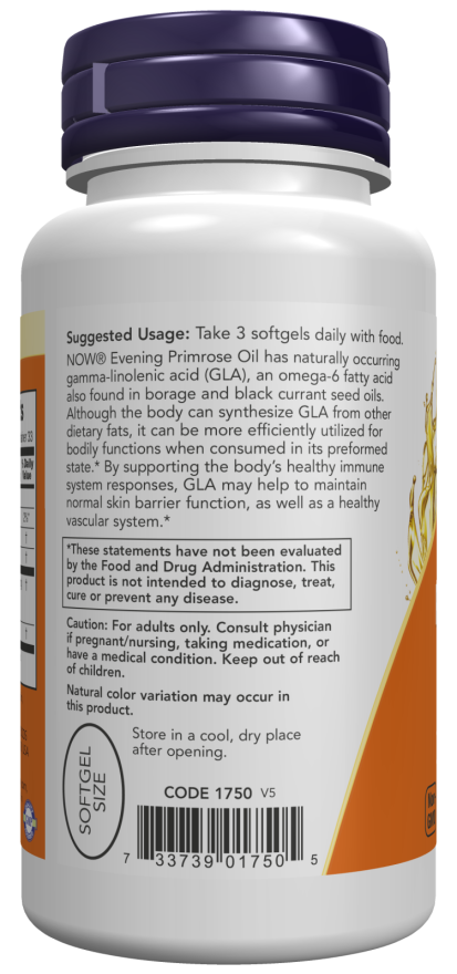 NOW Foods Evening Primrose Oil 500 mg - Zdravlje Kože i Ravnoteža Imunog Sistema