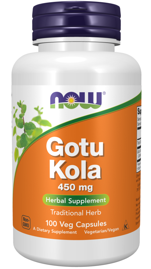 NOW Foods Gotu Kola 450 mg - Prirodna Podrška Za Mentalno Zdravlje