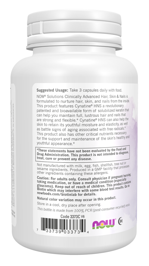 NOW Foods Hair, Skin & Nails - Podrška Za Lepotu i Zdravlje Kose, Kože i Noktiju