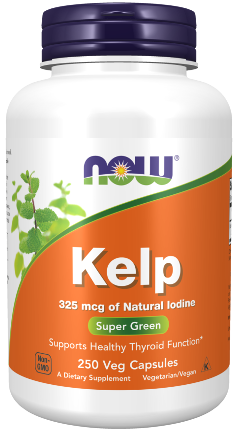 NOW Foods Kelp 325 mcg – Prirodni Jod Za Zdravlje Štitne Žlezde