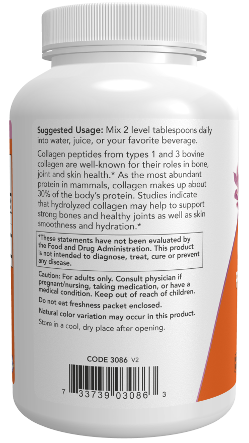 NOW Foods Kolagen Peptidi u Prahu, 227 g – Podrška Koži, Zglobovima i Kosi - Dobrobit