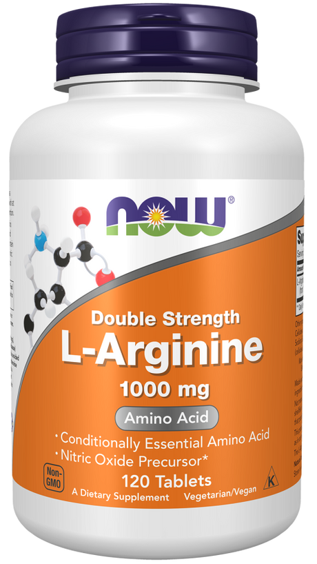 NOW Foods L-Arginin Double Strength 1,000 mg – Podrška za Energiju i Cirkulaciju - Dobrobit