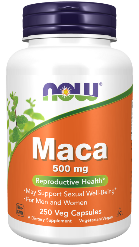 Now Foods Maka 500 mg – Energija, Izdržljivost i Hormonska Ravnoteža u Kapsulama - Dobrobit