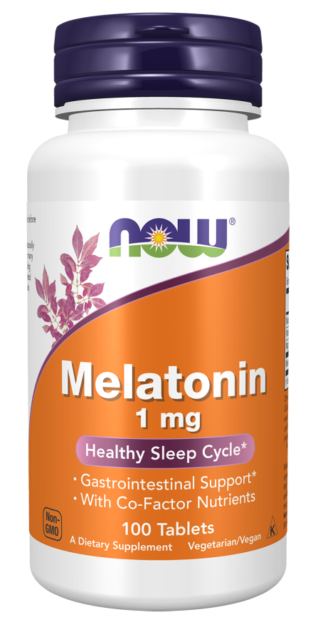 NOW Foods Melatonin 1 mg - Podrška Zdravom Snu i Probavi