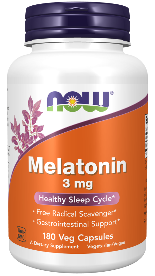 NOW Foods Melatonin 3 mg – Prirodna Podrška za Zdrav San - Dobrobit