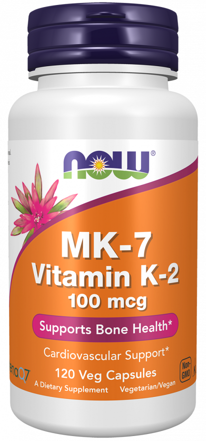 NOW Foods MK-7 Vitamin K-2 – Podrška za Kosti i Srce, 100 mcg - Dobrobit