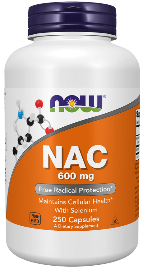 NOW Foods NAC 600 mg sa Selenom – Podrška za Detoksikaciju i Imunitet - Dobrobit