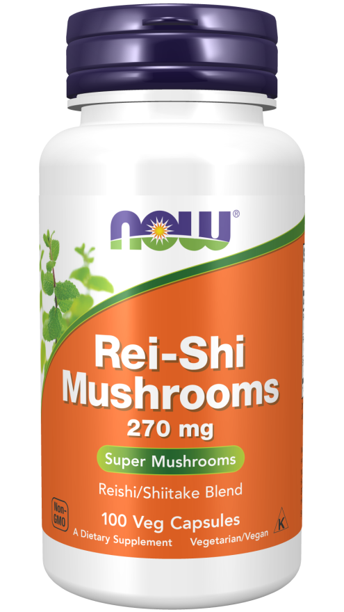NOW Foods Rei-Shi Mushrooms - Reishi i Shiitake Pečurke Za Unapređenje Zdravlja