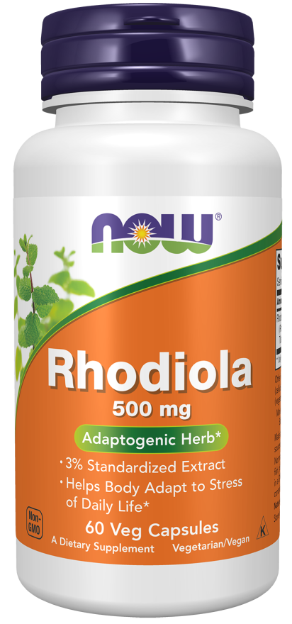 NOW Foods Rhodiola 500 mg - Adaptogena Biljna Formula