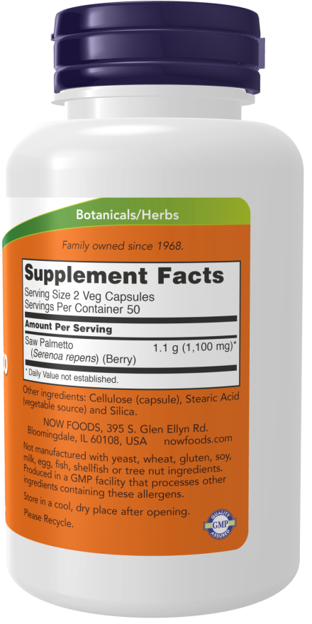 NOW Foods Saw Palmetto 550 mg - Prirodna Podrška Za Prostatu