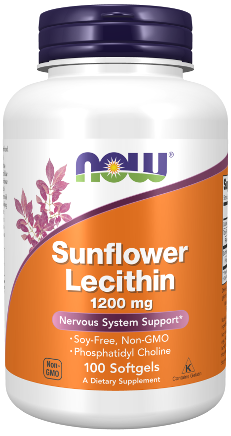 NOW Foods Sunflower Lecithin 1200 mg - Podrška Nervnom Sistemu - Dobrobit