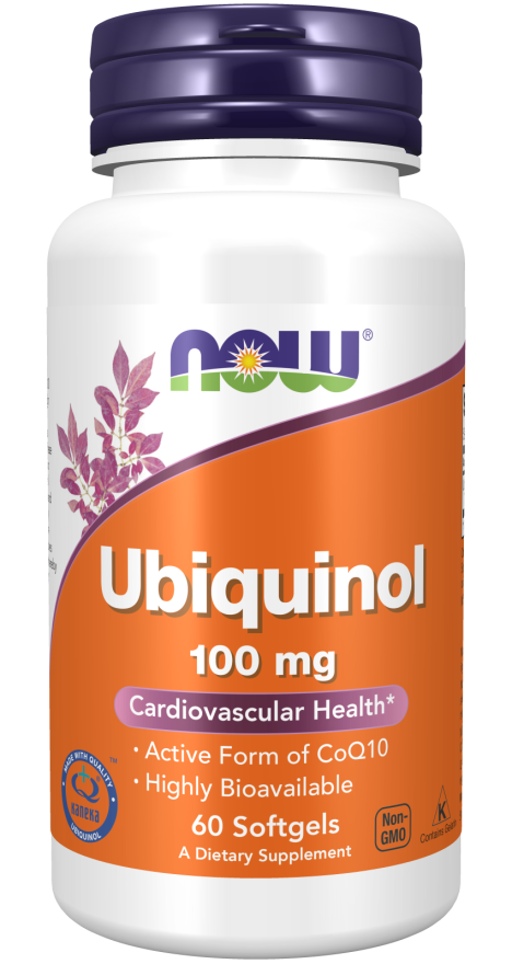 NOW Foods Ubiquinol 100 mg - Aktivni CoQ10 Za Podršku Energiji