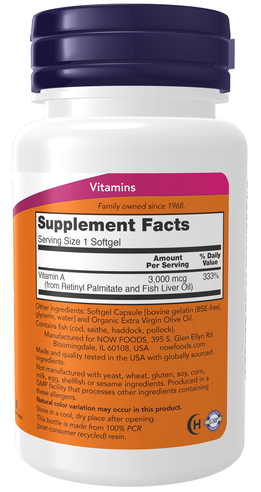 NOW Foods Vitamin A 10,000 IU – Podrška Imunitetu i Vidu - Dobrobit